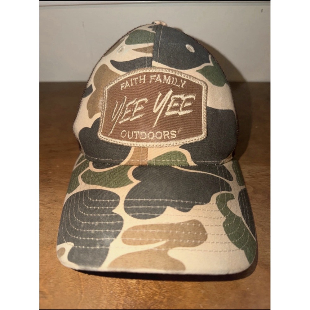 YEE YEE Apparel Co. Faith Family Outdoors Hat Cap Old School Duck Camouflage